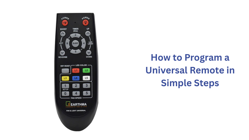 How to Program a Universal Remote in Simple Steps | Easy Guide – LRIPL